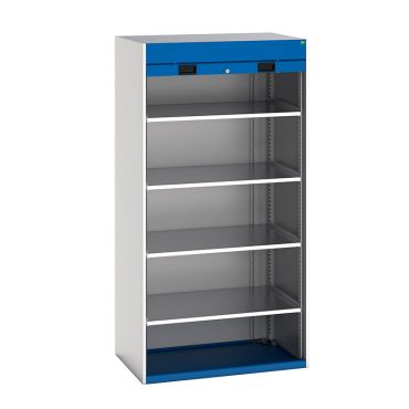 Bott Cubio Roller Shutter Door Cupboard With 4 Shelves 1050mm Wide