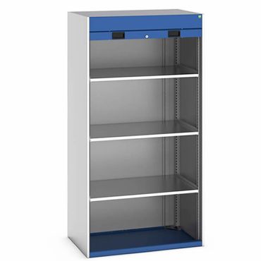 Bott cubio 3 shelf roller shutter tall cabinet 10505 wide