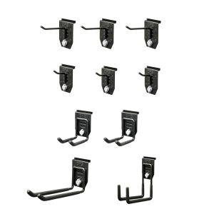 Garage Wall Storage EVOPanel™ 10 Piece Hook Set EP166